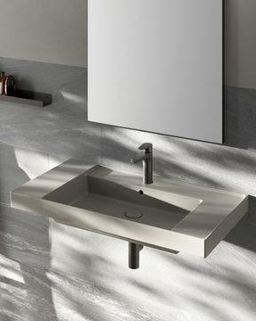 VERA - Wall-mounted ceramic washbasin by Gruppo Geromin - view 3